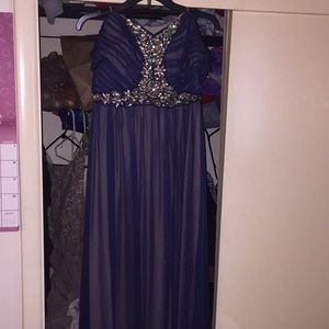 Navy blue dress